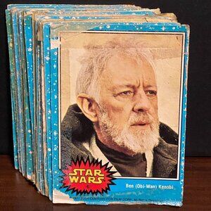 Vintage 1977 O-Pee-Chee Star Wars Trading Card Lot - VERY POOR CONDITION